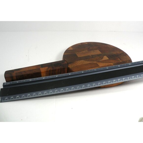 Vintage Dansk International Teak Wood Cheese Cutter With Stainless Steel Blade & - Picture 7 of 11